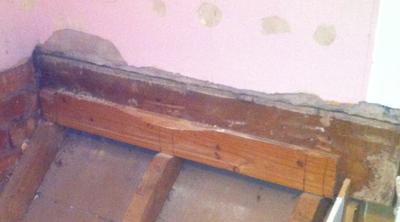 Wall support& plaster
