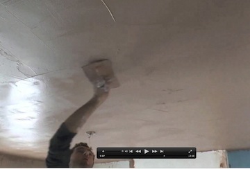how to plaster a ceiling